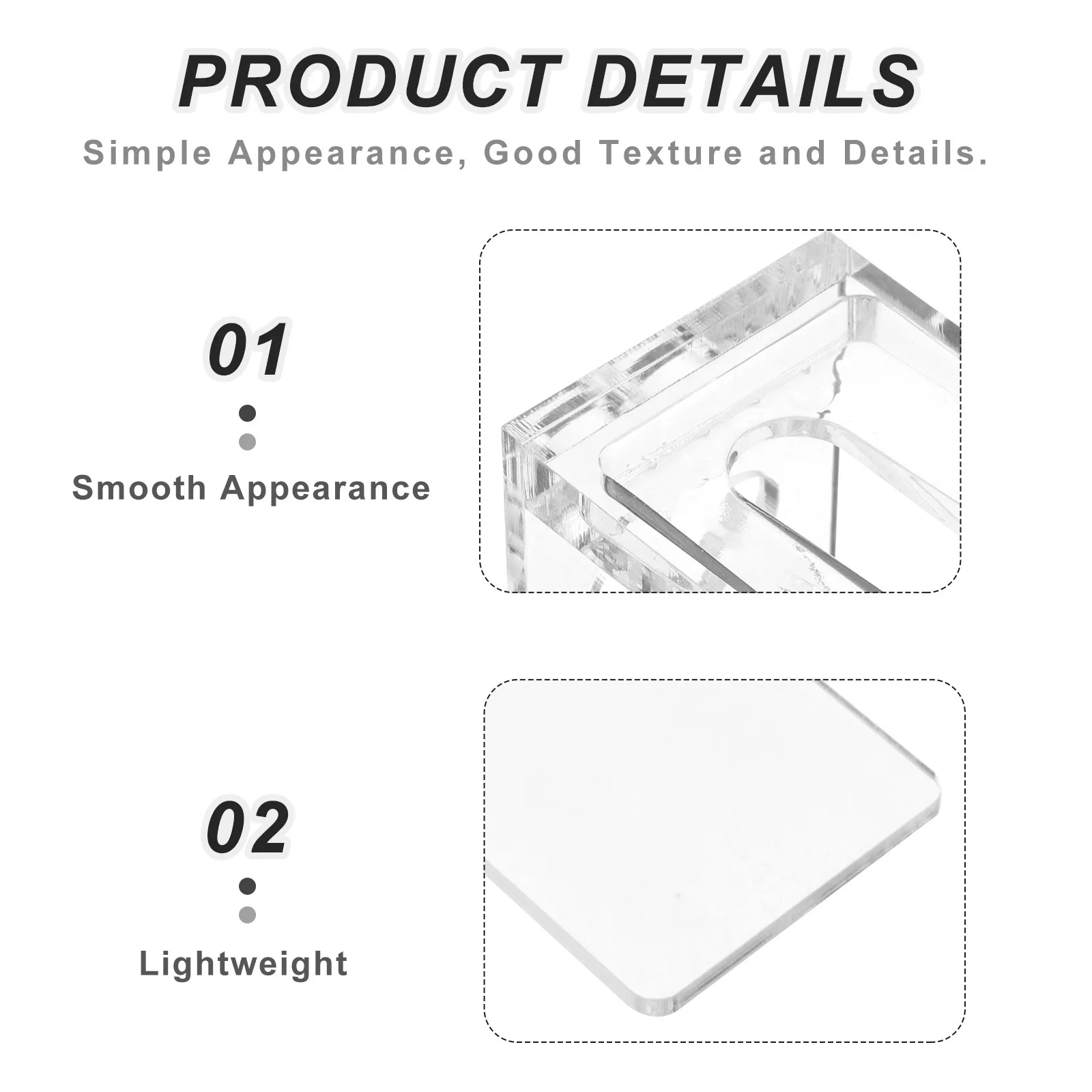 Adjustable Slot Transparent Acrylic Nail Polish Bottle Organizer Inverted Drip Stand for Nail Art Supplies Salon Display Tool