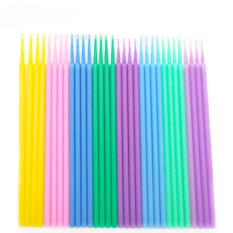 Tools Disposable MicroBrush 100PCS  For Eyelash Extension Eyelashes Extension Individual Lash Removing Swab Micro Brush