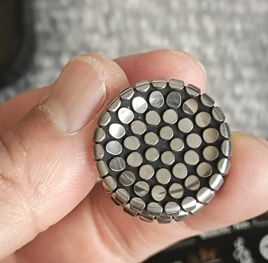 Used EDC KAP Copper Cloud Superconductor button Dots 23mm*14.5mm fidget spinner metal decompression toy
