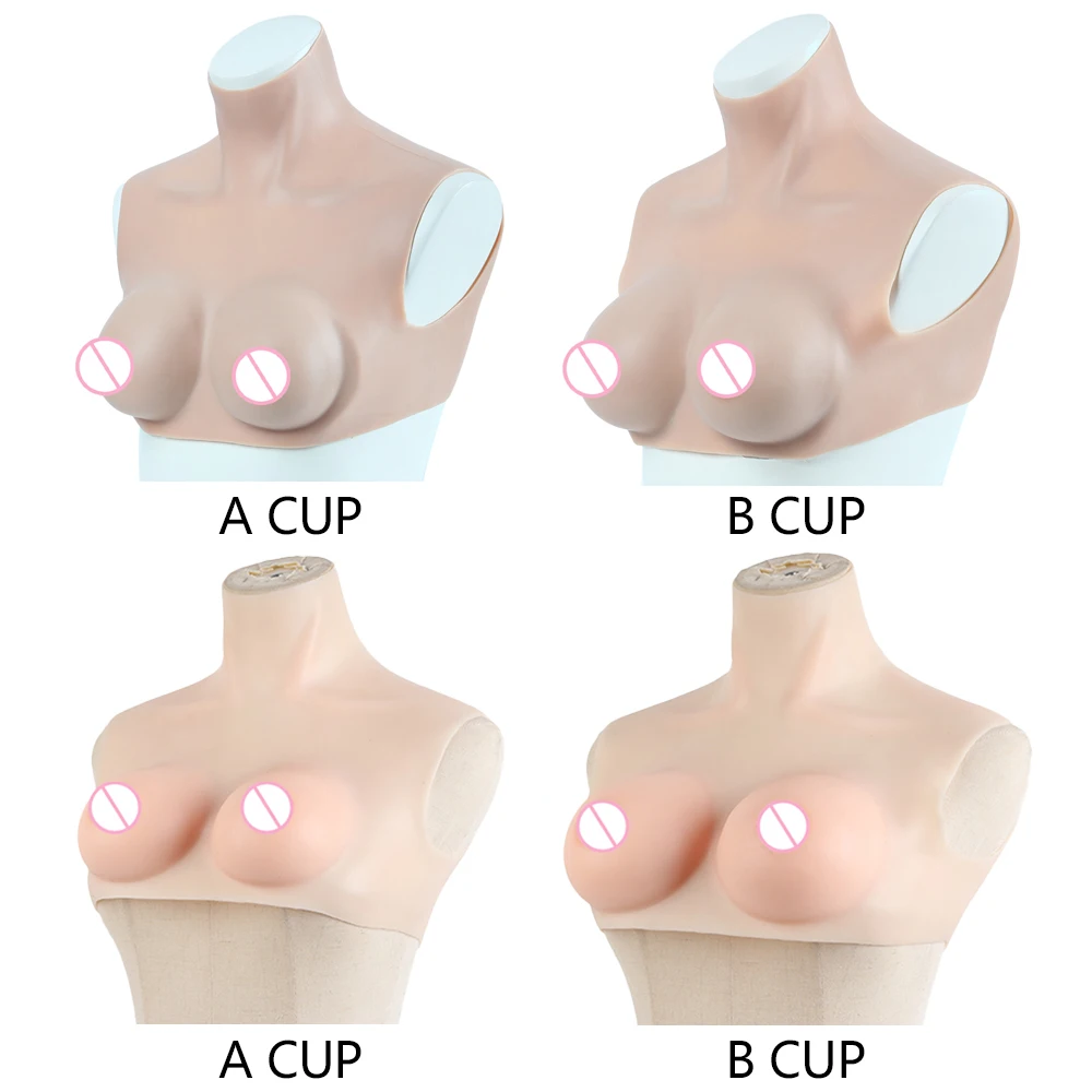IVITA 100% Realistic Silicone Breast Form Prosthesis Fake Boobs for Crossdresser Transgender Shemale Drag Queen Mastectomy