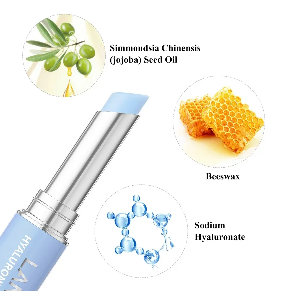 

Lanbena Relieve Dryness Soothing Lip Balm For Dry Lips Lip Plumper Moisturizing Lip Care Visible Results Hyaluronic Acid Smooth