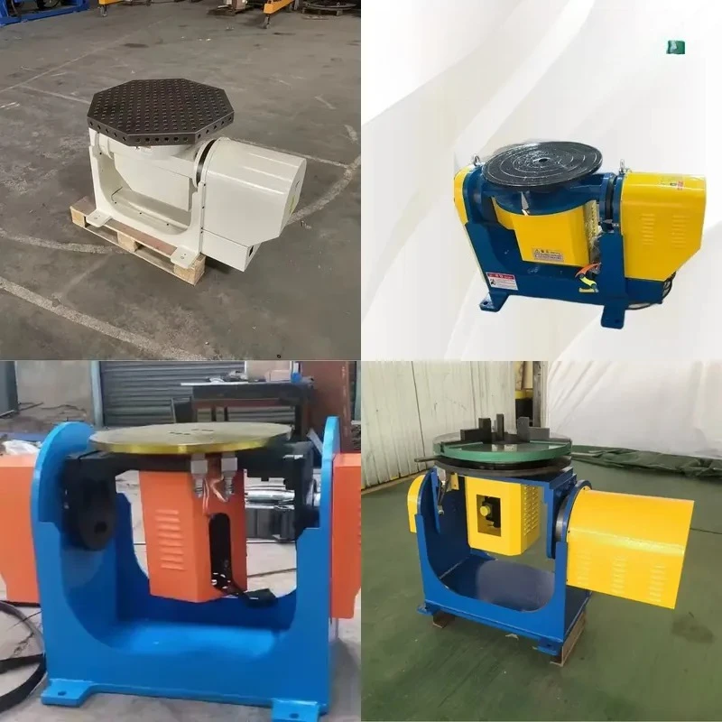 Double Axis P Type High Precision Heavy Duty Rotary Automatic Welding Positioner 220V 150kg Double Support