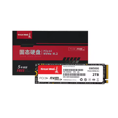 Great Wall SSD M2 Gen4 NVMe 1TB 2TB 4TB Drive M.2 2280 PCIe 4.0 HDD Nmve Hard Disk Drives Internal Solid State Drive for PS5