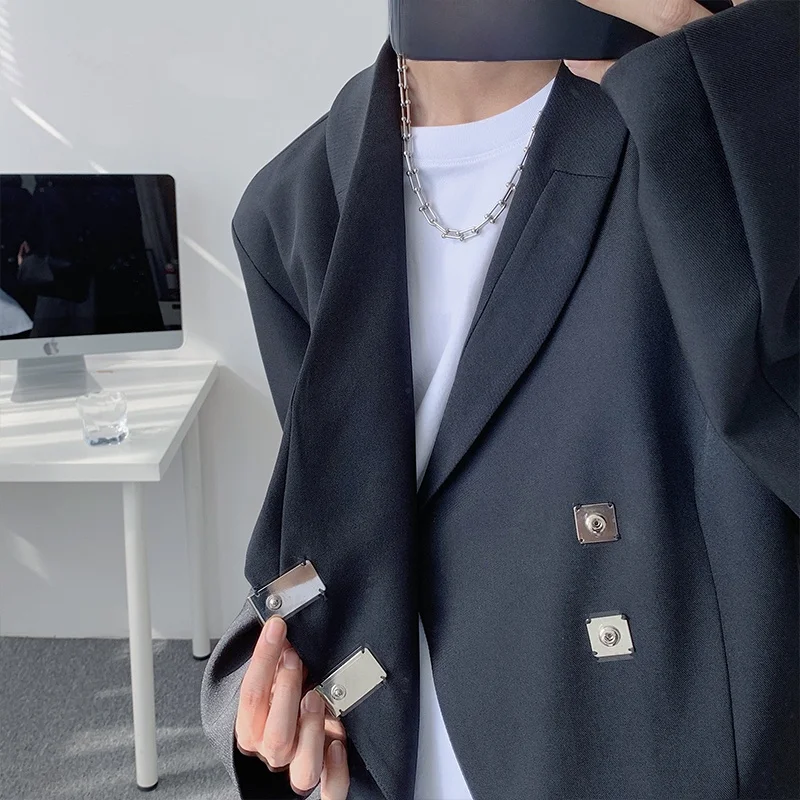 

Sli Retro Japanese Men's Suit High Faion Sensation Self-Controlled Hairst M Faion Small Western Suit