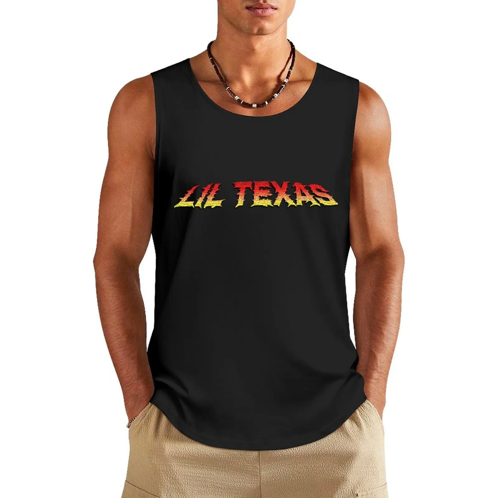

Lil Texas - Blazing Tank Top Clothing clothes for men Bodybuilding clothing man
