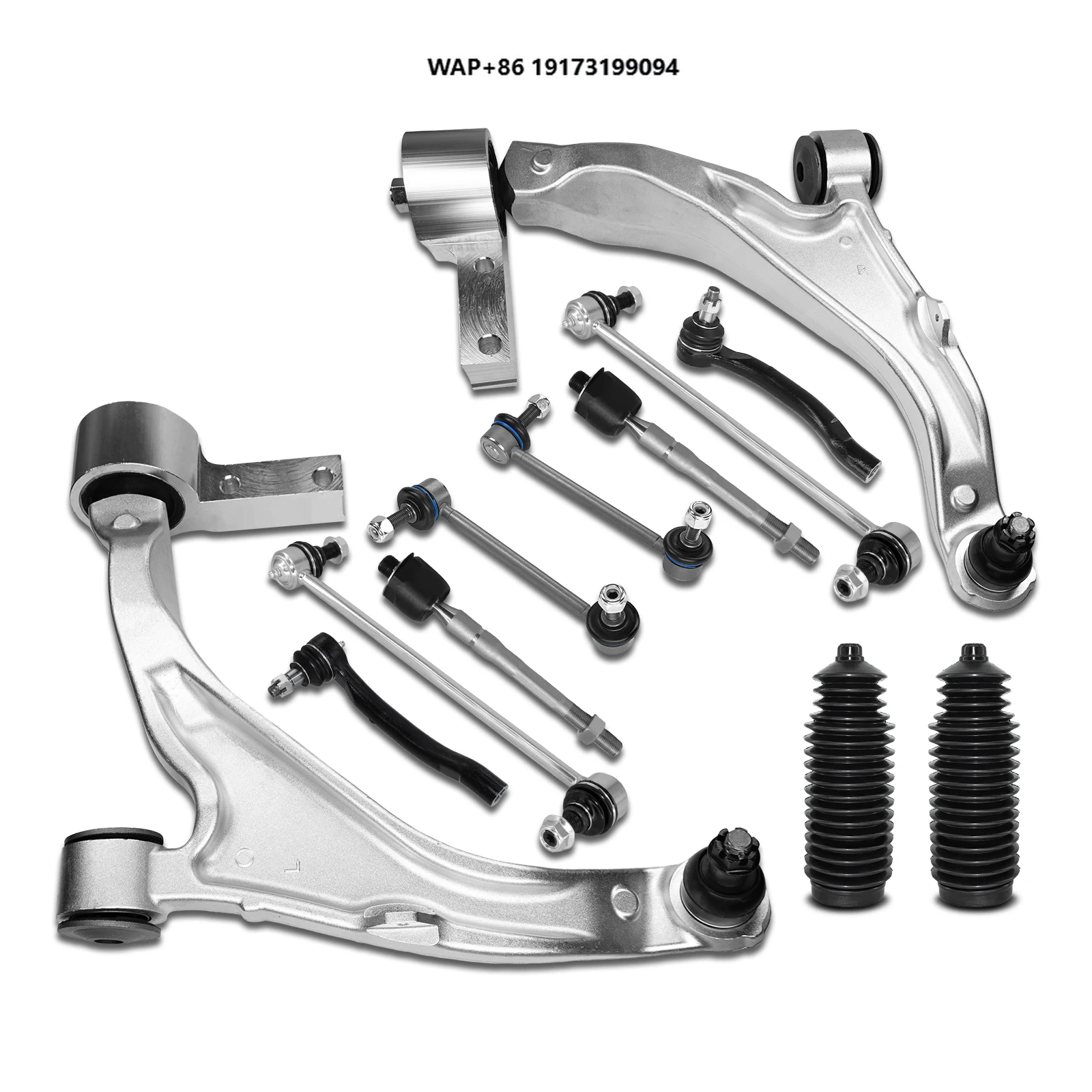 

12PC Front Suspension Kit with Control Arms Tie Rods & Links Complete for 2007-2013 MDX OEM RK622037