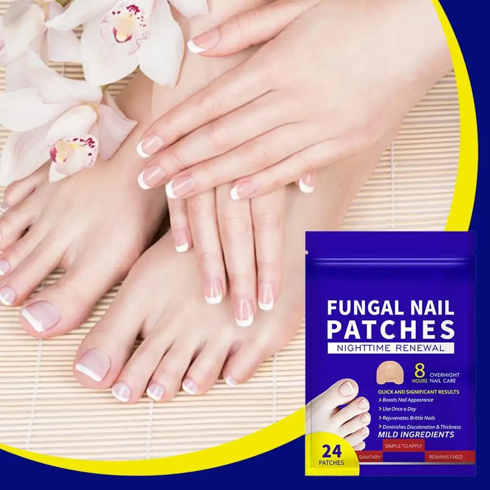 

24Pcs Nail Ingrown Correction Stickers Breathable Nail Repair Patches Nail Repair Stickers Waterproof Sticky Foot Care Tools