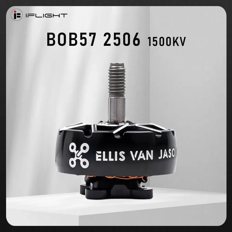 

IFlight BOB57 2506 1500KV 6S FPV двигатель с валом 5 мм профессиональный бесщеточный двигатель для гонок фристайла для запасных частей FPV