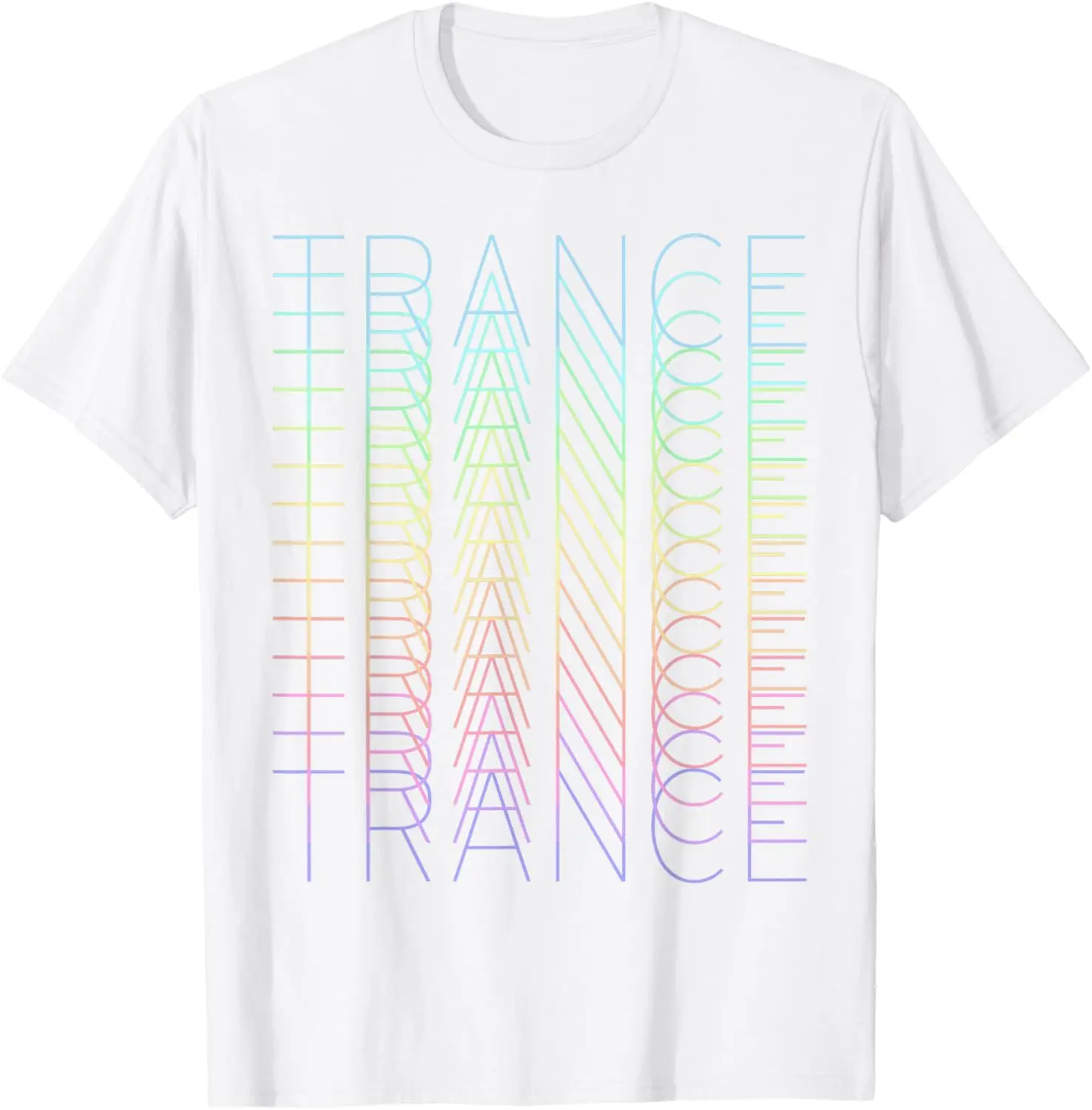 Trance Techno Music DJ Rave Party Techno Festival T-Shirt Short Sleeve Custom Printed Graphic T Shirts Customizable Ropa Hombre