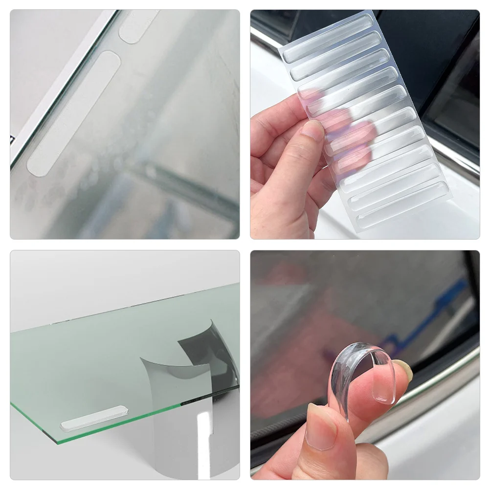 

10pcs Clear Cabinet Bumper Self Adhesive Anti-Collision Protector For Drawer Sliding Door Cupboard Wall Mount Bumpers Furniture