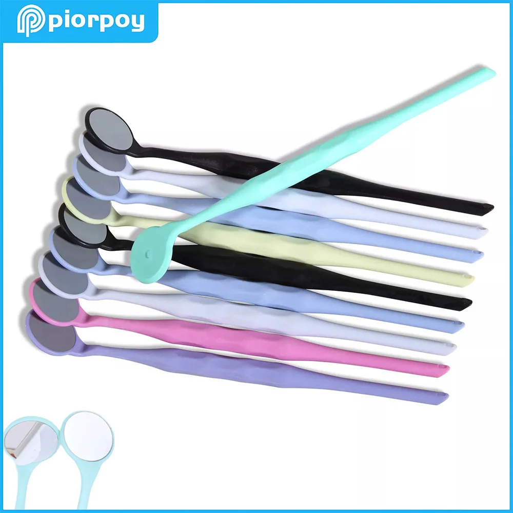 

PIORPOY 10 шт./упак. Стоматологические инструменты: Зеркала для осмотра полости рта (одинарные/двойные), Премиум-класс, с фронтальной поверхностью для исследования