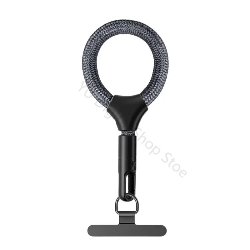 96BA 10 langer, nicht herunterfallender Handygurt mit drehbarem Metallband und bequemem Strickseil, geeignet für – Detail 10