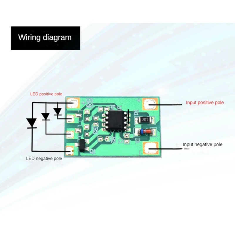 5 pezzi controller di luce sfumata dimmer automatico modulo driver di luce respiratoria DC 3-12V con chip IC lampeggiante lento facile installazione