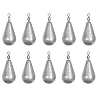 10pcs/lot Fishing Weight Sinkers 3.5g 5g 7g 10g 14g 20g Soft Bait Sinker Bass Fishing Tackle Accessories