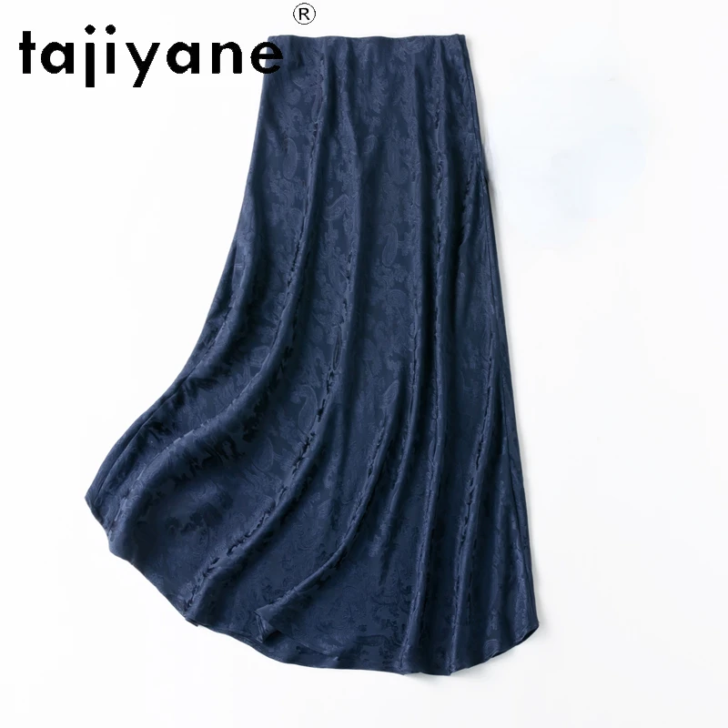 

TAJIYANE 92% Natural Mulberry Silk Womens Skirts Summer Clothes 2024 Women Trending Fashion Long Skirt for Women Топ С Юбкой