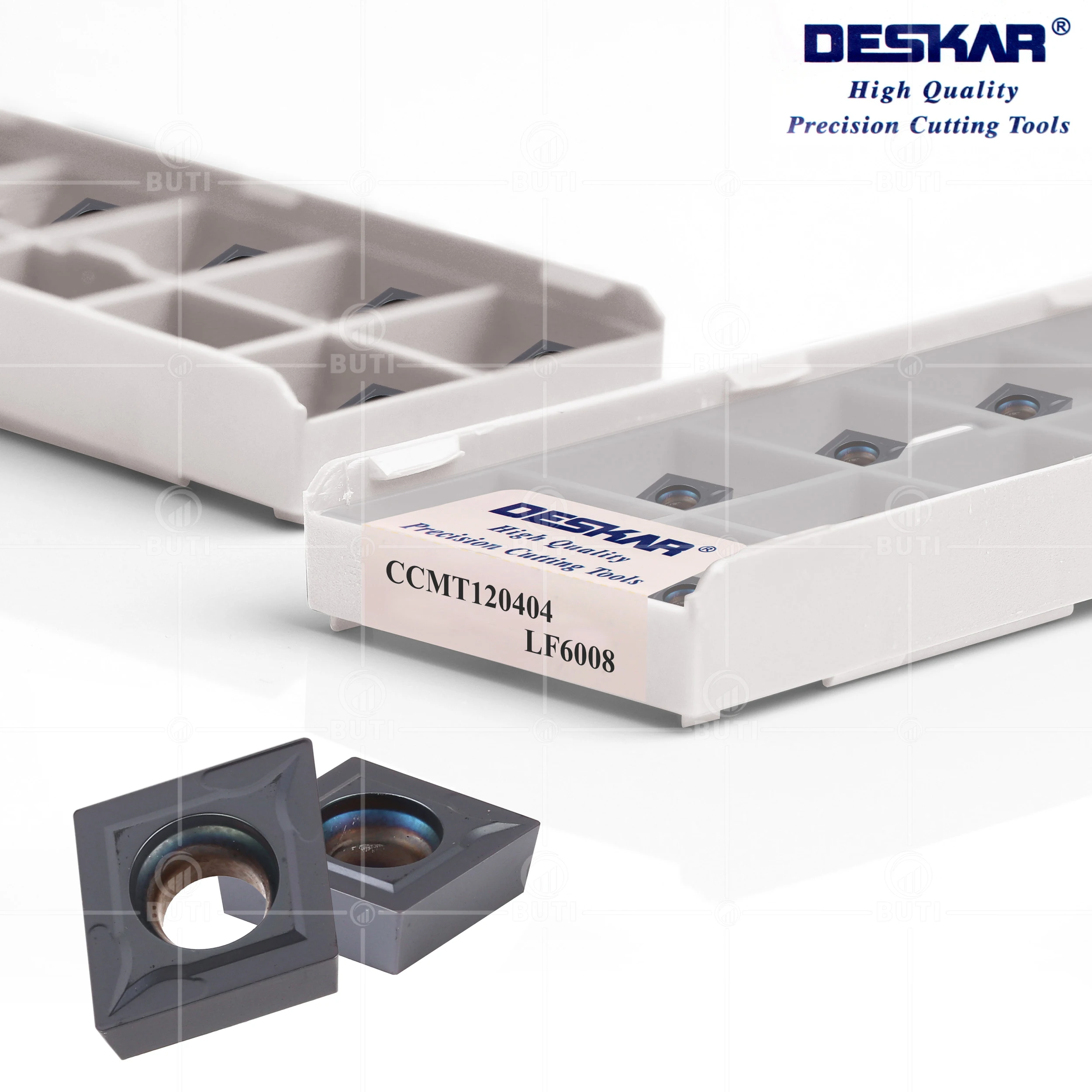 DESKAR 100% Original CCMT120404 CCMT120408 LF6008 Internal Alloy Blades Lathe CNC Turning Inserts Cutter Tool Parts For Machine