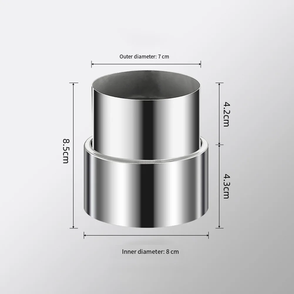 تعديل قطر الأنبوب، مخفض أنابيب المداخن، أنابيب من الفولاذ المقاوم للصدأ، توافق الأنابيب متعدد الاستخدامات، عملية سهلة التركيب