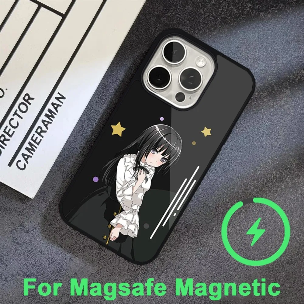 BanG Dream anime Phone Case For iPhone 15 14 13 12 11 Pro Max Plus  Magsafe Black Soft Cover