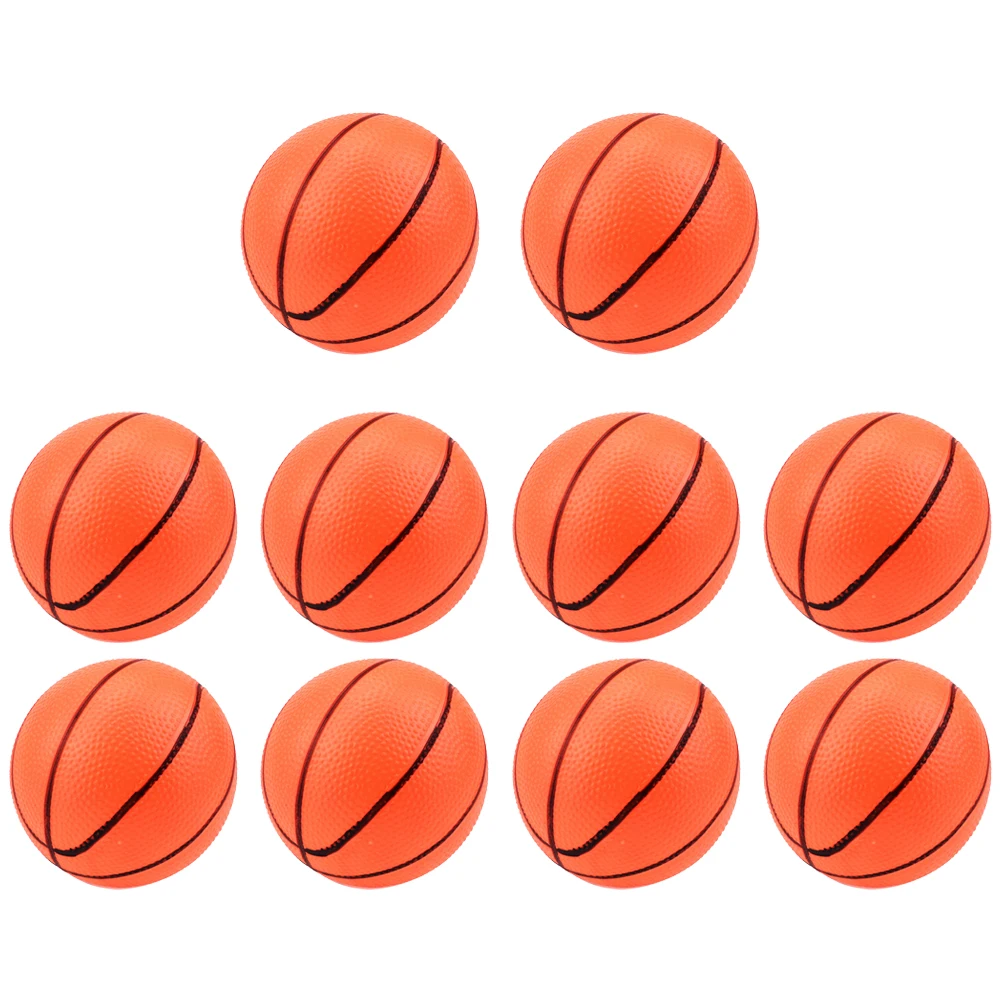 10 個 10 センチメートルミニオレンジバスケットボール PVC 夏ビーチバスケットボールインフレータブルビーチボール子供大人スポーツ