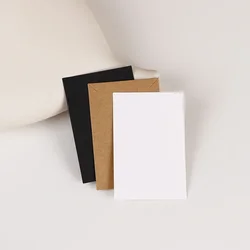 34Types 50Pcs Blank Necklace Earrings Jewelry Display Card Kraft Paper Label Wholesale Packaging Handmade DIY Accessory Supplies