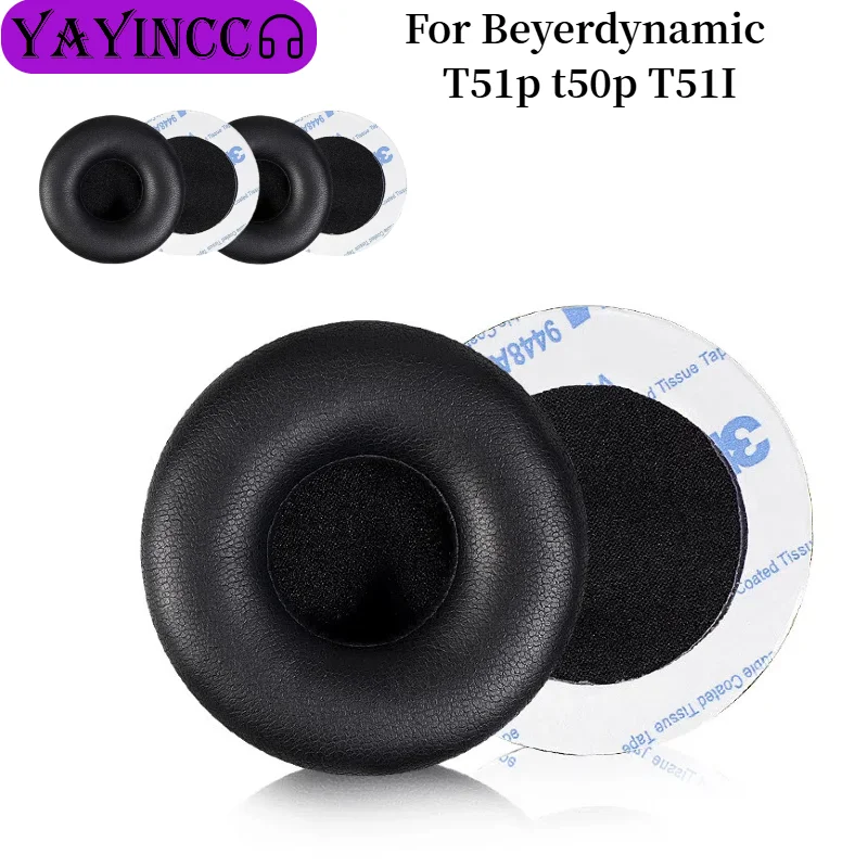 

Replacement Earpads For Beyerdynamic T51p t50p T51I Earmuffs Ultra-soft Sponge Cushion Cover Repair Parts Headphone
