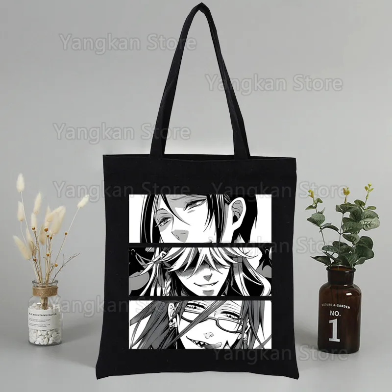 

Black Butler Simple Women Package Elegant Canvas Bag Handbags Shoulder Bags Casual Shopping Girls Handbag Black