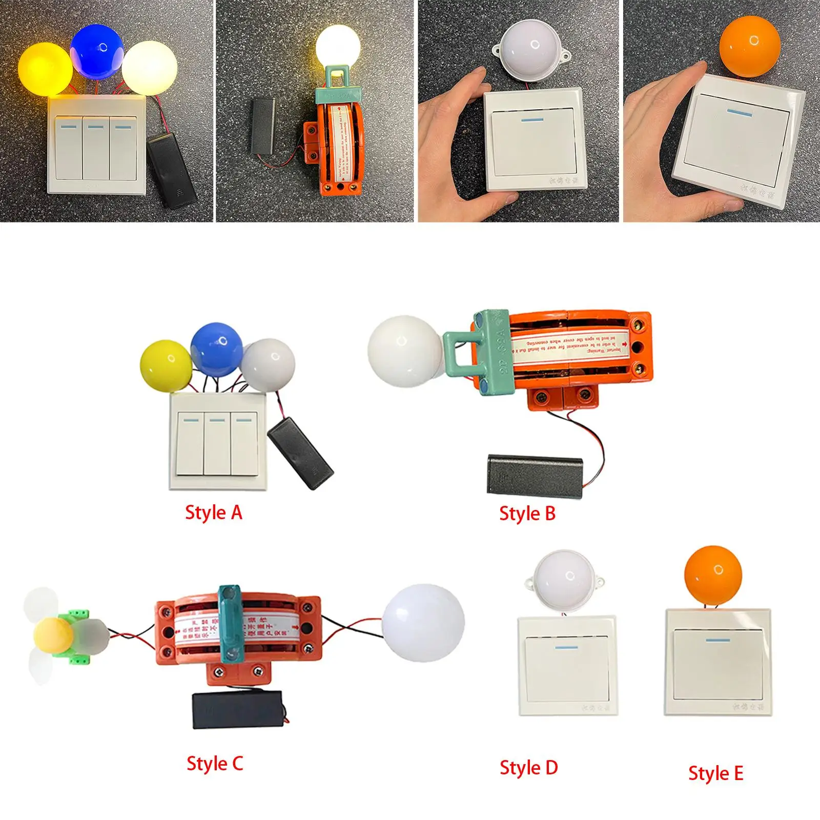 مشغول مجلس الملحقات الخفيفة DIY الملحقات المواد أجزاء اللوحة الحسية DIY