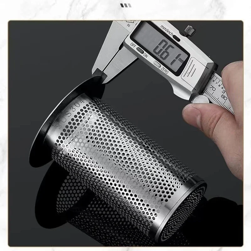 Stainless Steel Sink Filter Mesh Floor Drain Filter Mesh Kitchen Sink Anti-clog Filter Bathroom Hair Catcher Sink Accessories