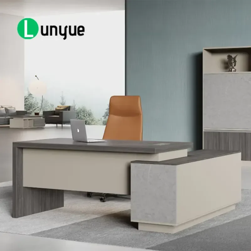 Modern White Desk with Drawers Corner Computer Table for Home Office Study Room Compact Writing Workstation Space Saving