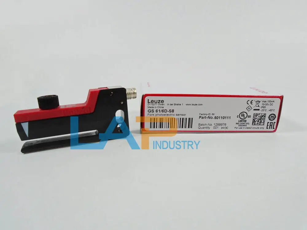 

QTY:1 NEW FOR LEUZE Photoelectric Sensor GS 61/6D-S8
