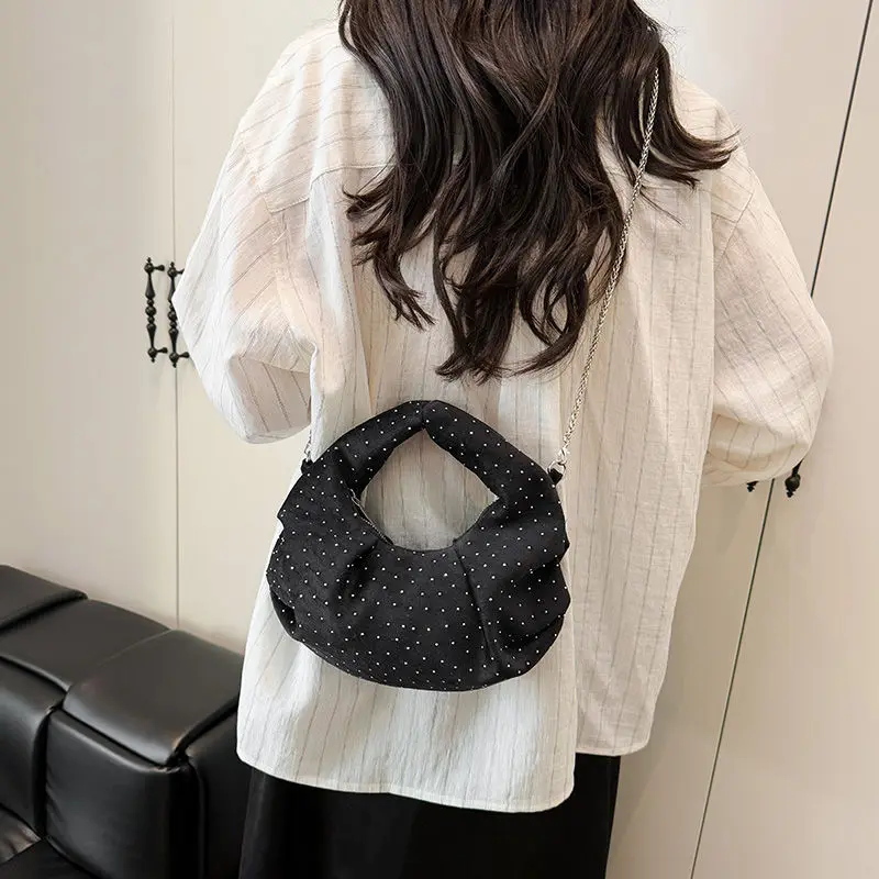 

2025 Luxury Brand New! Trendy Crossbody Phone Bag for Women | Pearl-Embellished Chain, Stylish&Minimalist,