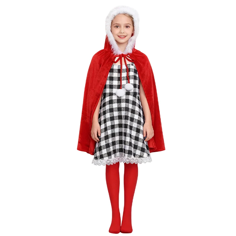 2026 أنيمي السنة الجديدة حفلة الزي سانتا كلوز عيد الميلاد فستان بتصميم حالم حتى سيندي لو الفتيات عيد الميلاد زي #2