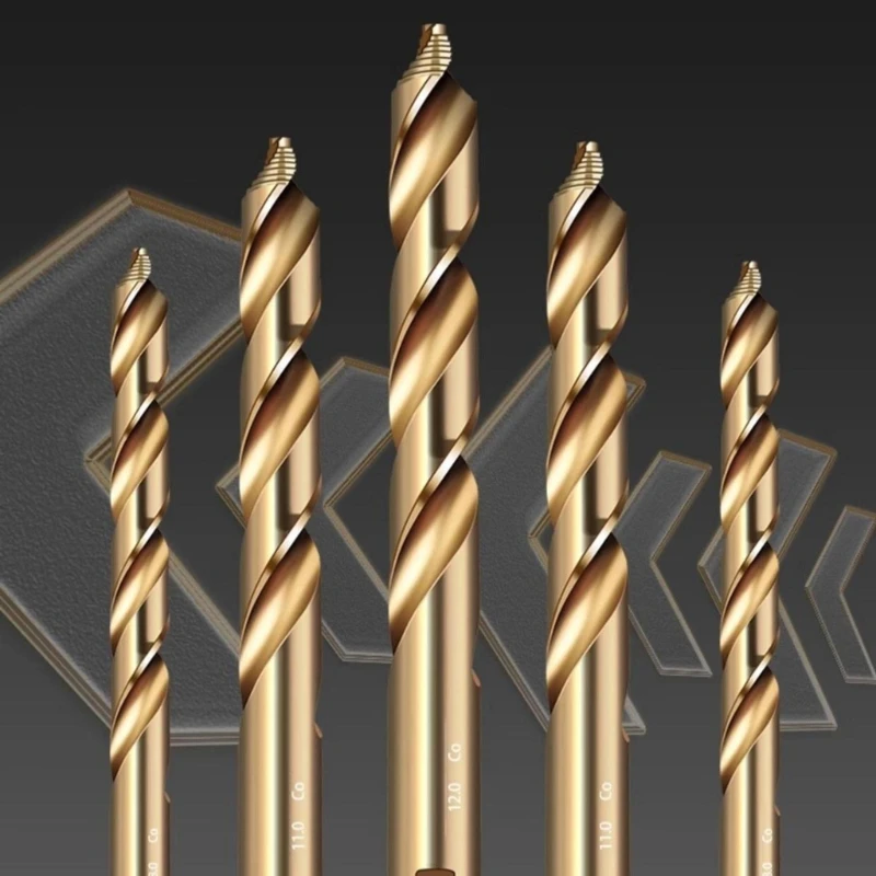 3/4/6/8/10/12/13mm Twist Drill Bit Electric Drill Bit For Wood Metal Stainless Steel Aluminum Drilling Metalworking Q0KF