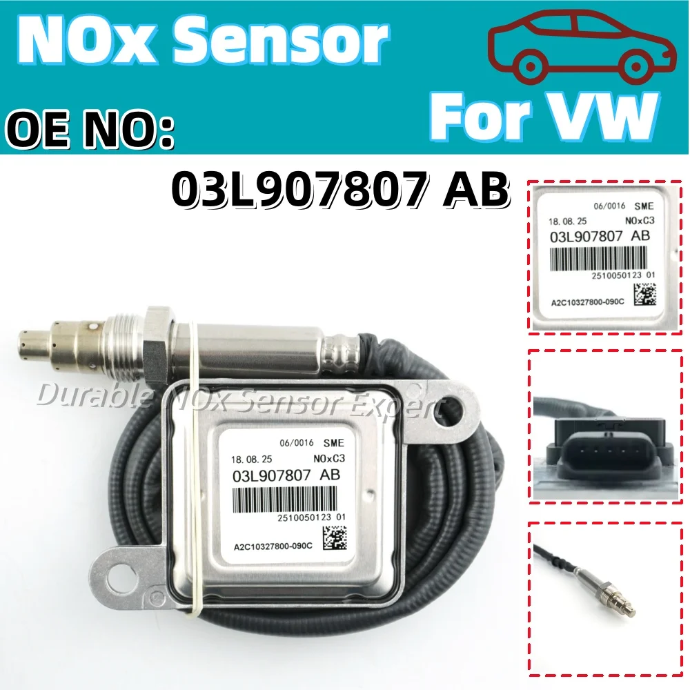 

New Car Nitrogen Oxides NOX Sensor 03L907807AB Fits For Volkswagen CRAFTER 076907807A 5WK96690B 076907807