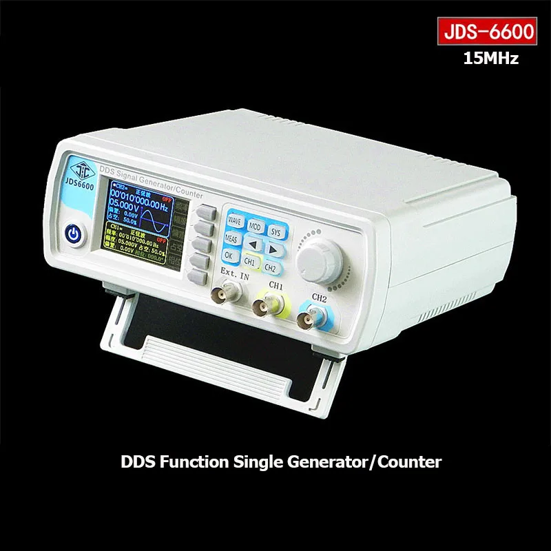 15/30MHz JDS6600 DDS Function Signal Generator/Source Dual/2-CH Frequency Meter Arbitrary Waveform Pulse Generator Tool