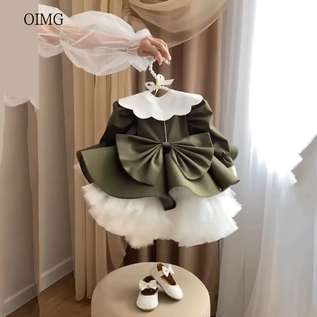 oimg-green-lace-collar-ball-flower-girl-dresses-bow-back-full-sleeves-wedding-party-dress-knee-length-birthday-dress-customized