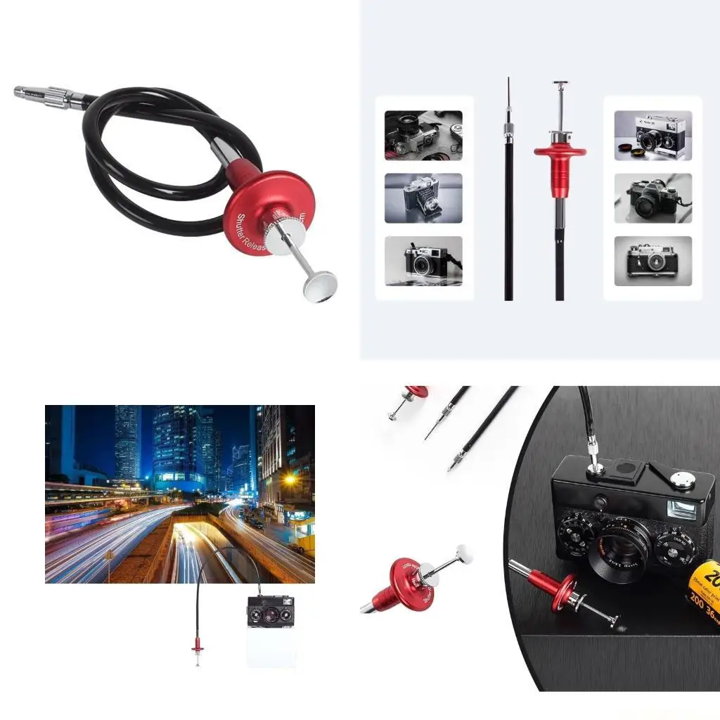 

Трос механического спуска затвора камеры E56B для точного контроля экспозиции, 40/70–100 см