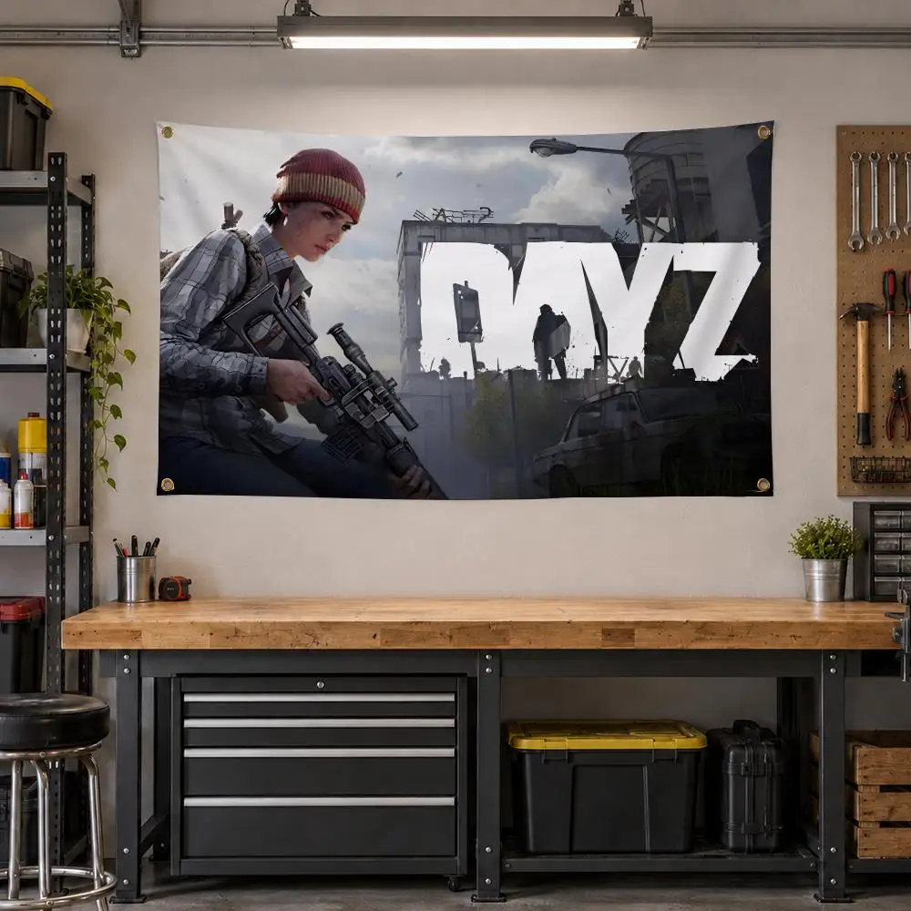 Game DayZ Survival Flags Personalized Banner Flag Room Dorm Camping Picnic Garage Bar Outdoor Wall Decor