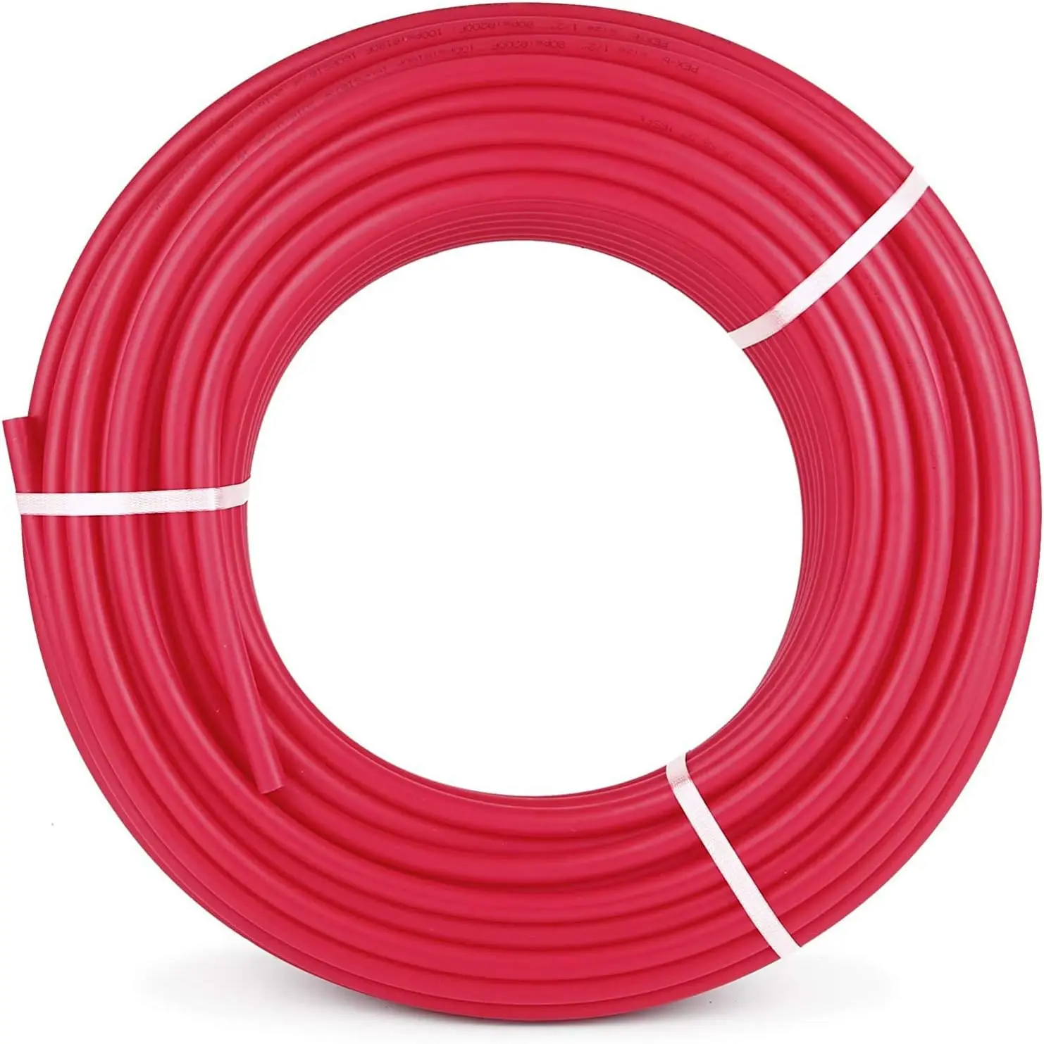 Oxygen Barrier PEX Tubing 300Ft Red 3/4 Inch PEX Pipe Radiant Heat Floor O2 EVOH Pex-B Heat Durable Plumbing Flexible