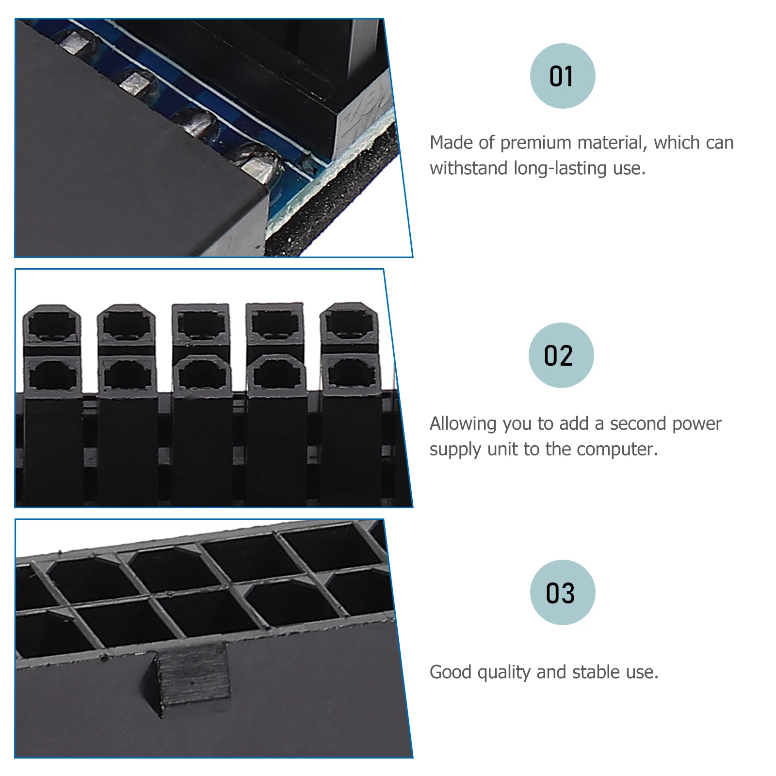 

Corner Joint Adapter Mainboard Power Supply Angled Connector Elbow Header Wire Management motherboard angle adapter computer