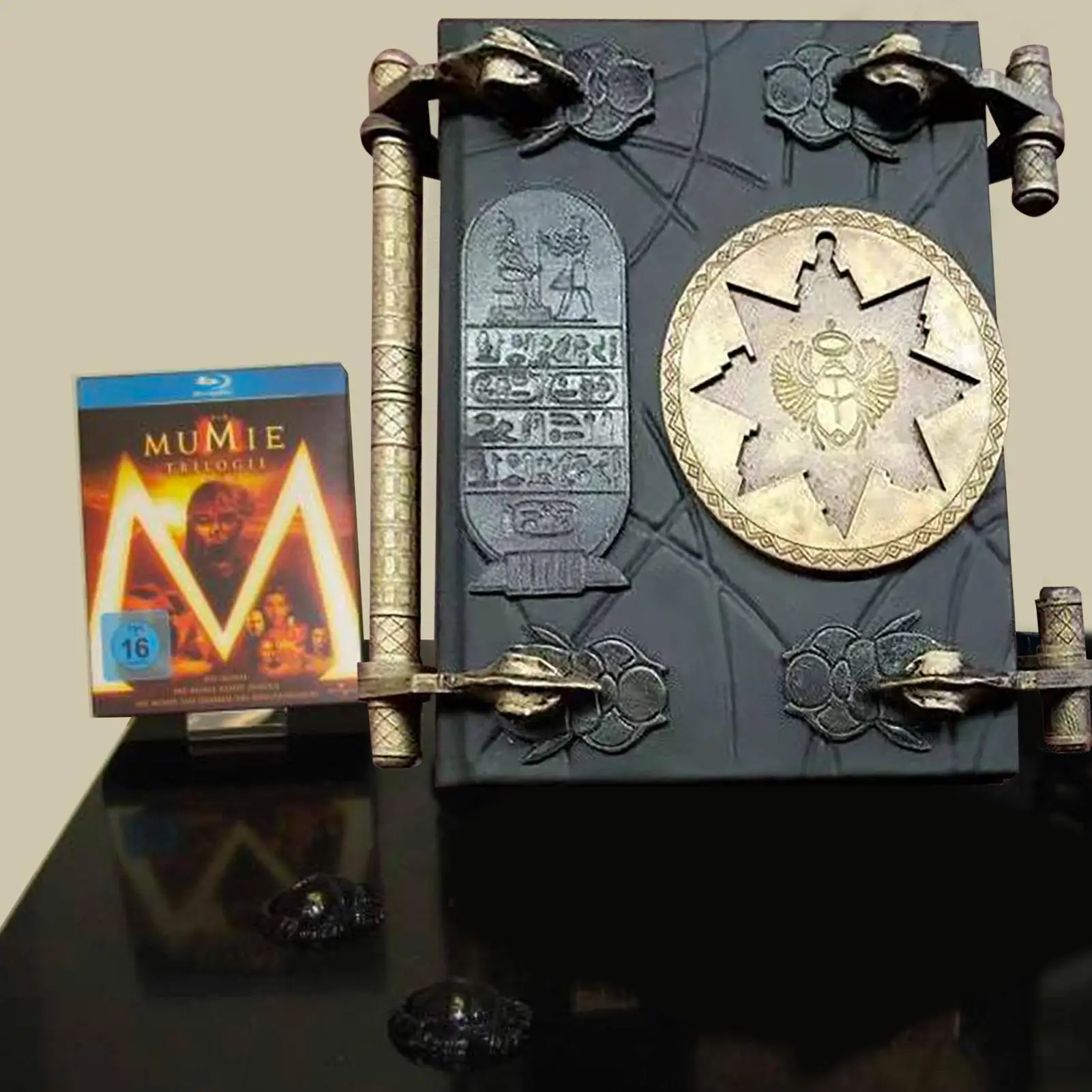 المومياء فيلم الدعامة نسخ كتاب الموتى تحصيل مصر القديمة نمط كتاب سحري الزخرفية لمحبي وديكور المنزل #2