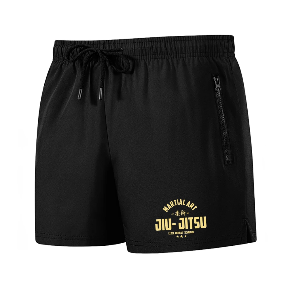 Men's Casual Beach Shorts Fashionable Printed Swimming Fitness Sports Shorts Summer Vacation Beach Basic Drawstring Shorts