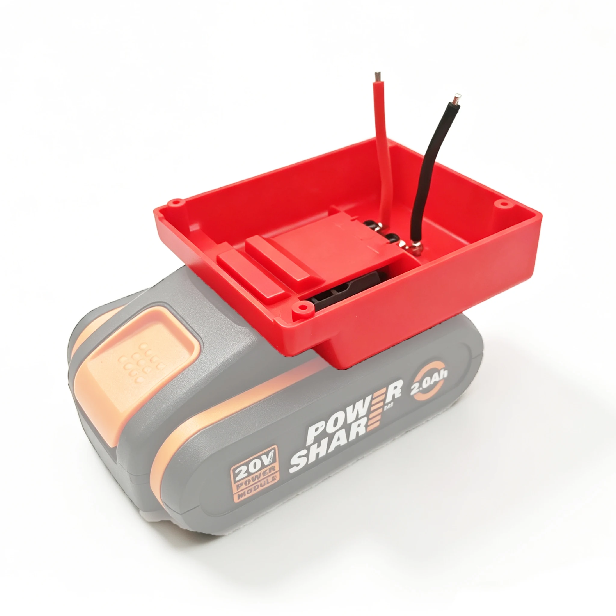 Lithium-Batteriegehäuse DIY-Adapteranschluss für Parkside PAPS204, Einhell, Ozito PXBAT52, Devon und Worx Batterien – Detail 16
