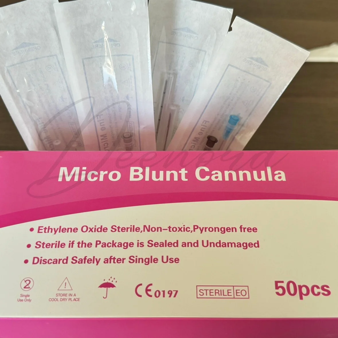

Quick Delivery Disposable Vacuum Aseptic Packaging Cannula 25G 50mm Flexible Strong Stainless Steel Round Blunt Tip Cannula