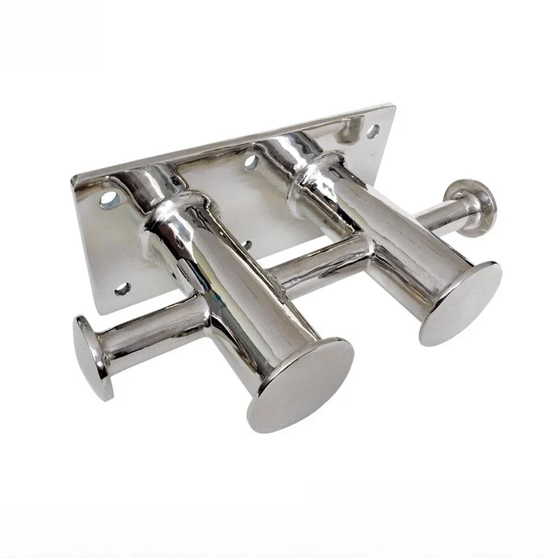 Marine double cross hollow cable pile 450mm stainless steel hardware accessories mooring column yacht speedboat fishing boat