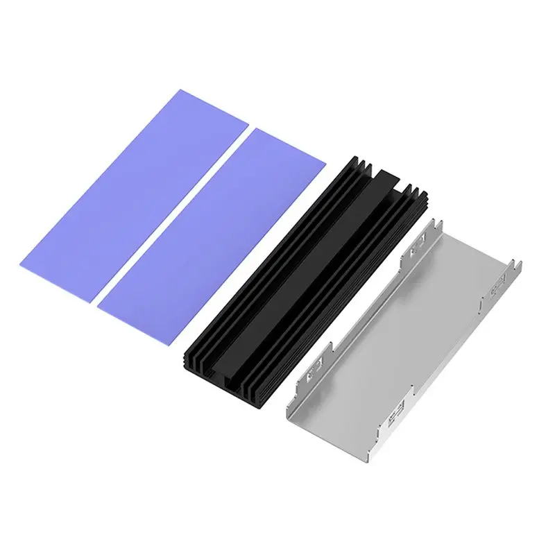 A46U M.2 SSD NVMe Heat Sink M2 2280 Solid State Hard Disk Aluminum Heatsink Gasket for M.2 2230 2280 NGFF NVME SSD