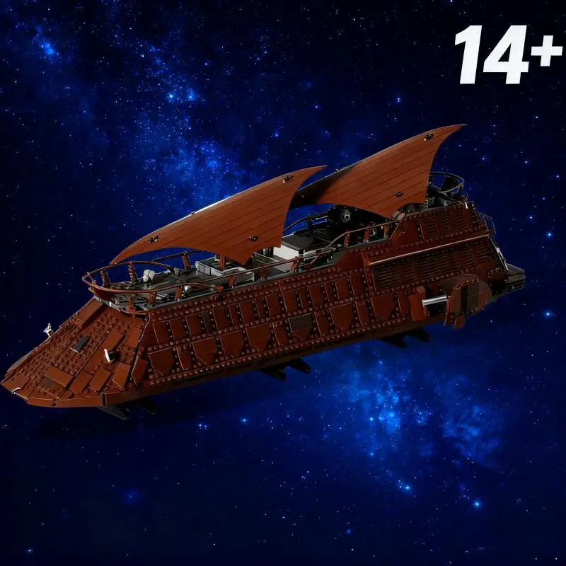 

В наличии UCS 2025 НОВЫЙ ПОДХОДИТ 75397 Парусный барж Строительный блок Классическая модель парусника Кирпичи Сборка игрушек MOC День рождения Рождественский подарок