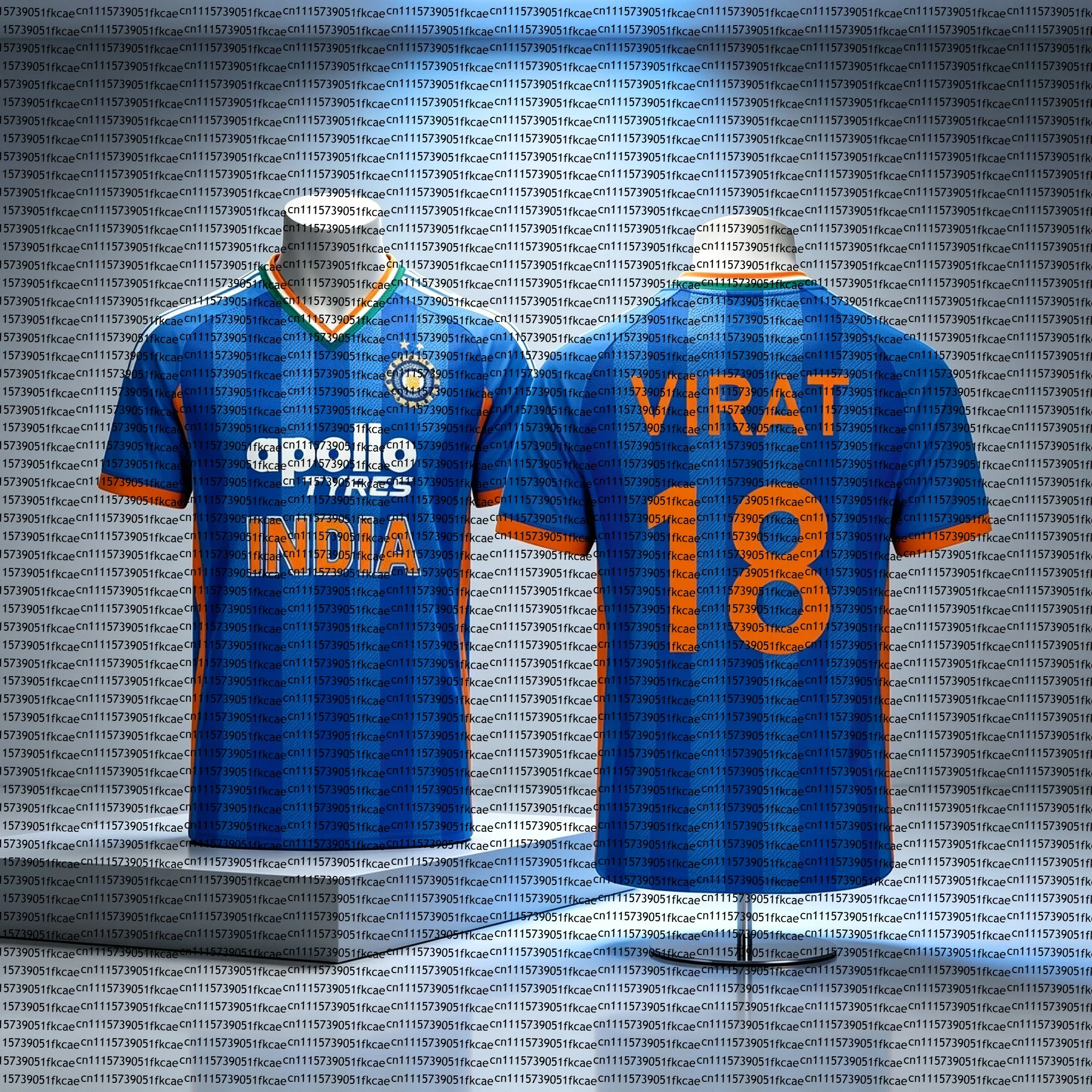 2026 India National Cricket Jersey Virat #18 Front‑Back Print Unisex T‑Shirt For Daily Training Family Matching Kids Sports Tops