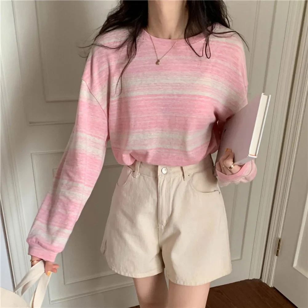 Black Loose Fit Top Loose Fit Shirt Spring Autumn Wear Various Color Options Daily Wear Suitable Slightly Stretchy Fabric