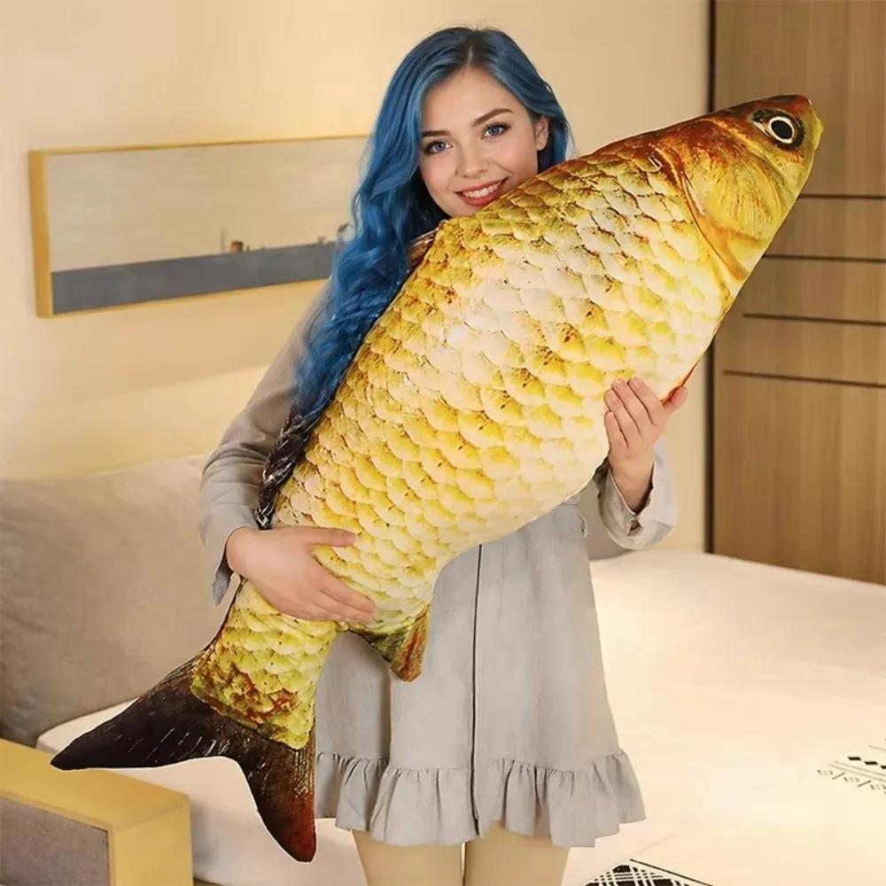 Sofa Pillow Simulation Fish Fish 3D Creative Design Stuffed Animal Carp Soft Animal Different Types Simulation Fish Children